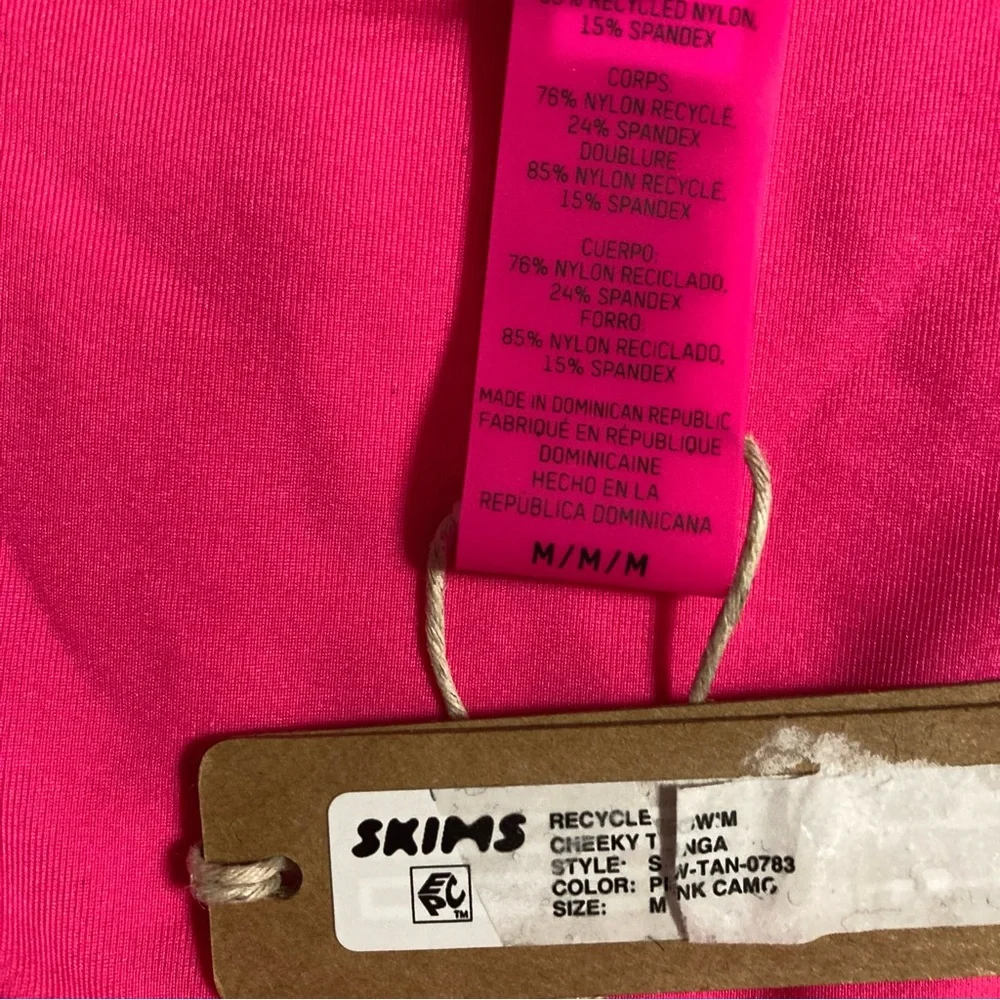 SKIMS Pink Bikini Set M
